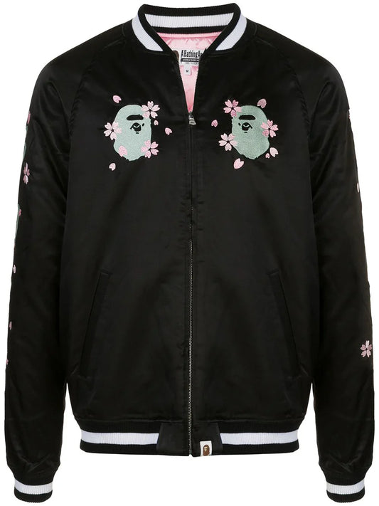 A BATHING APE® chamarra Sakura Souvenir