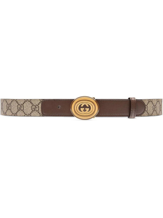 Gucci cinturón con logo GG Supreme