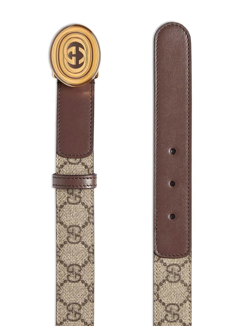 Gucci cinturón con logo GG Supreme