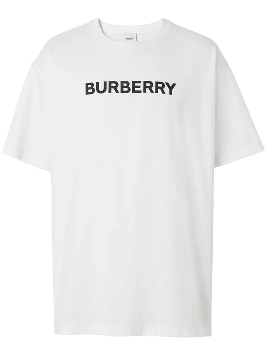 Burberry playera con logo estampado