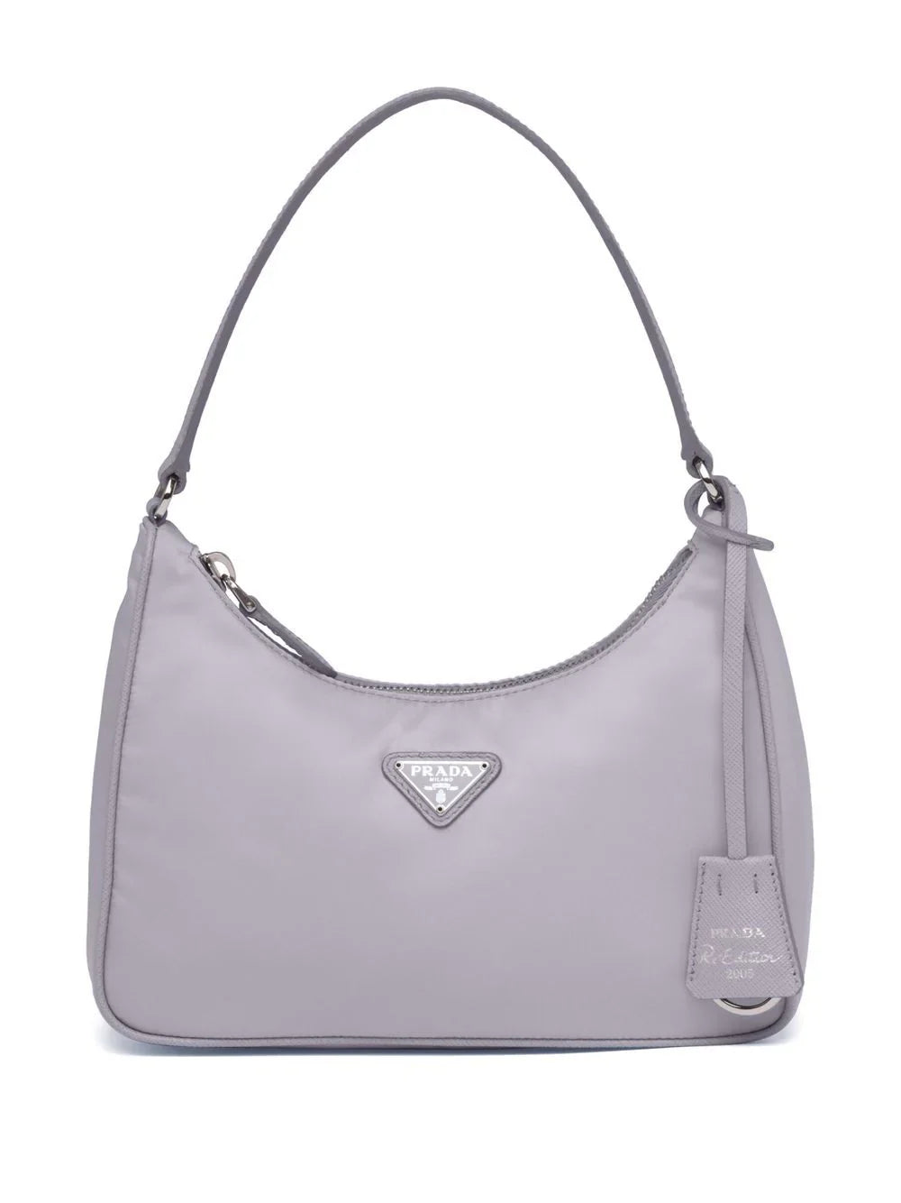 Prada bolsa mini con placa del logo