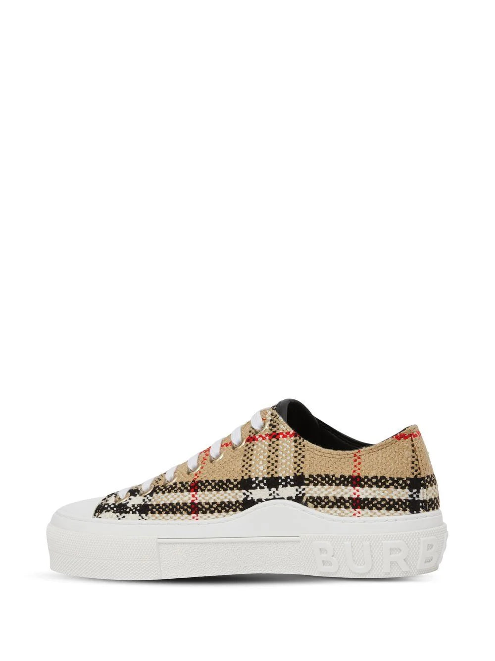 Burberry tenis bajos con motivo Vintage Check Mujer