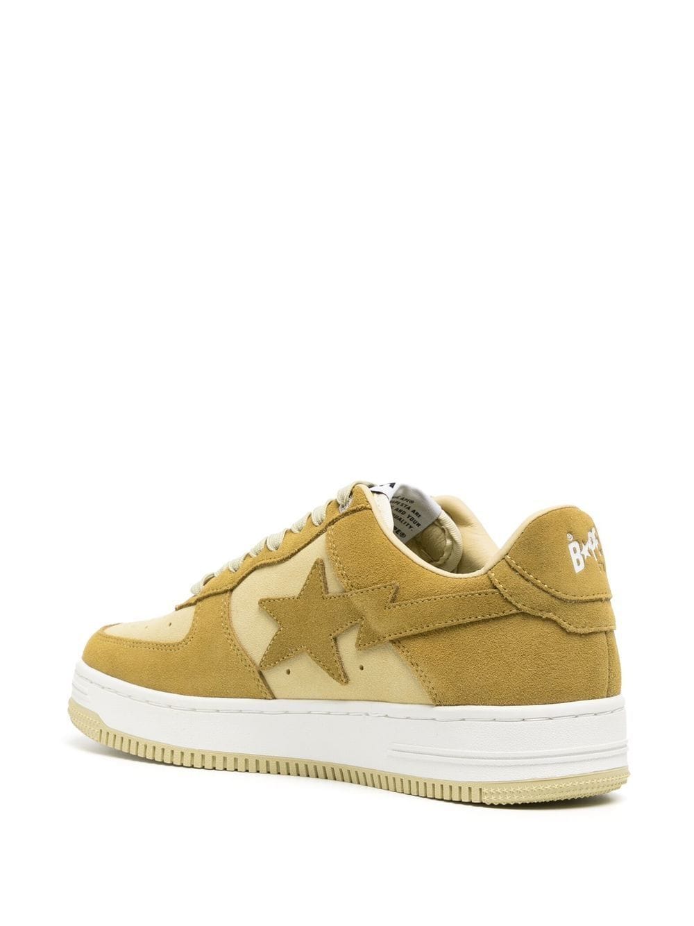 A BATHING APE® tenis con agujetas y parche del logo