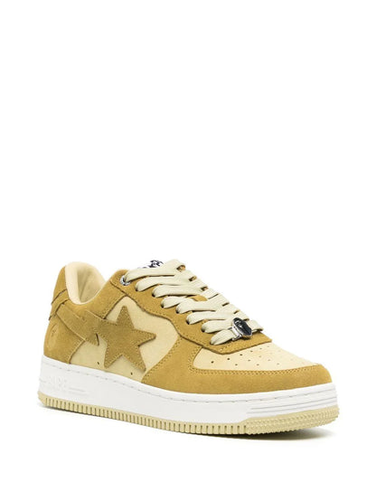 A BATHING APE® tenis con agujetas y parche del logo