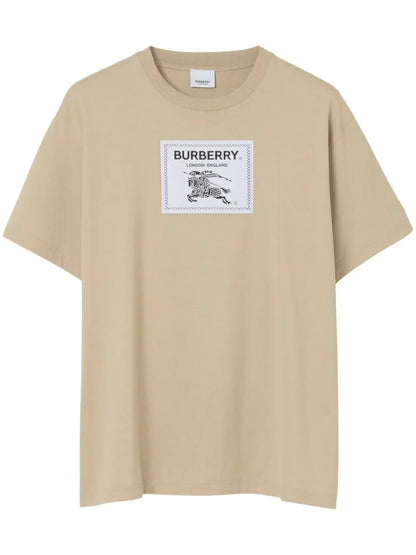 Burberry playera con parche del logo