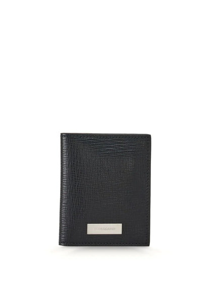 Ferragamo cartera con placa del logo