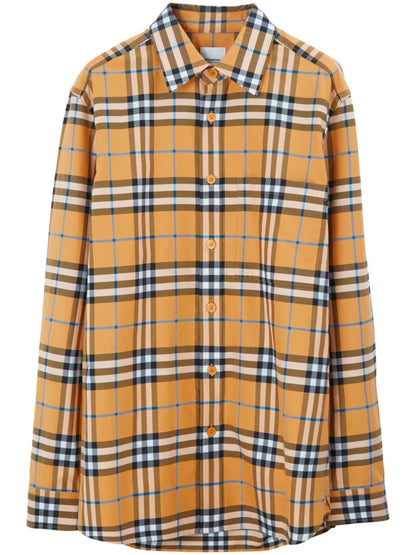 Burberry camisa con motivo Vintage Check