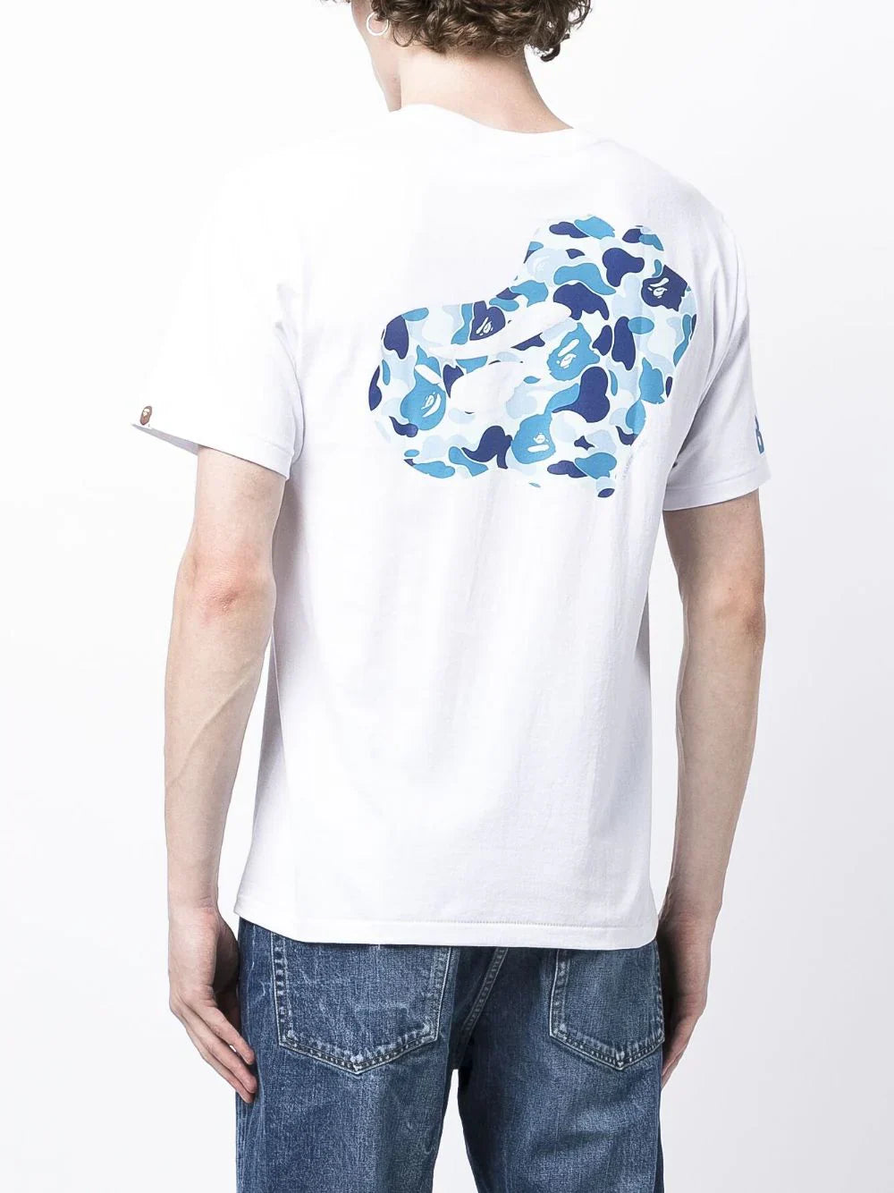 A BATHING APE® camiseta ABC con estampado militar