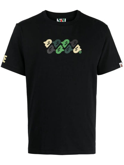 A BATHING APE® camiseta ABC con estampado militar