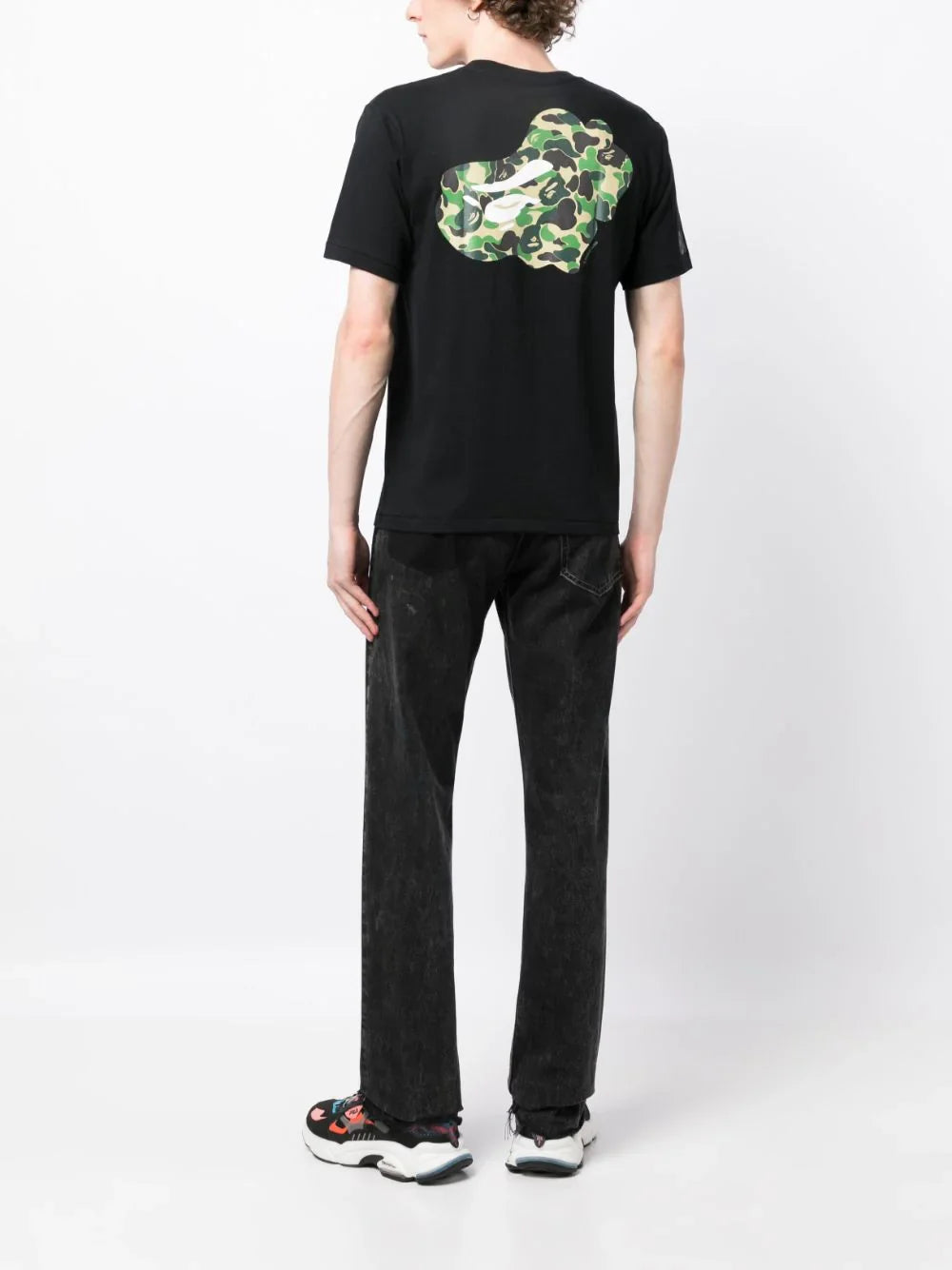 A BATHING APE® camiseta ABC con estampado militar