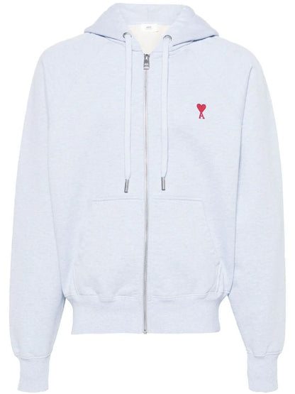 AMI Paris hoodie con bordado Ami de Coeur