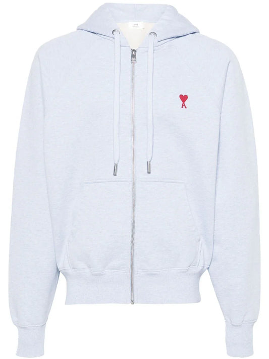 AMI Paris hoodie con bordado Ami de Coeur