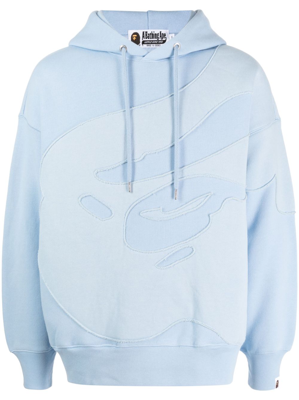 A BATHING APE® hoodie con paneles y logo bordado