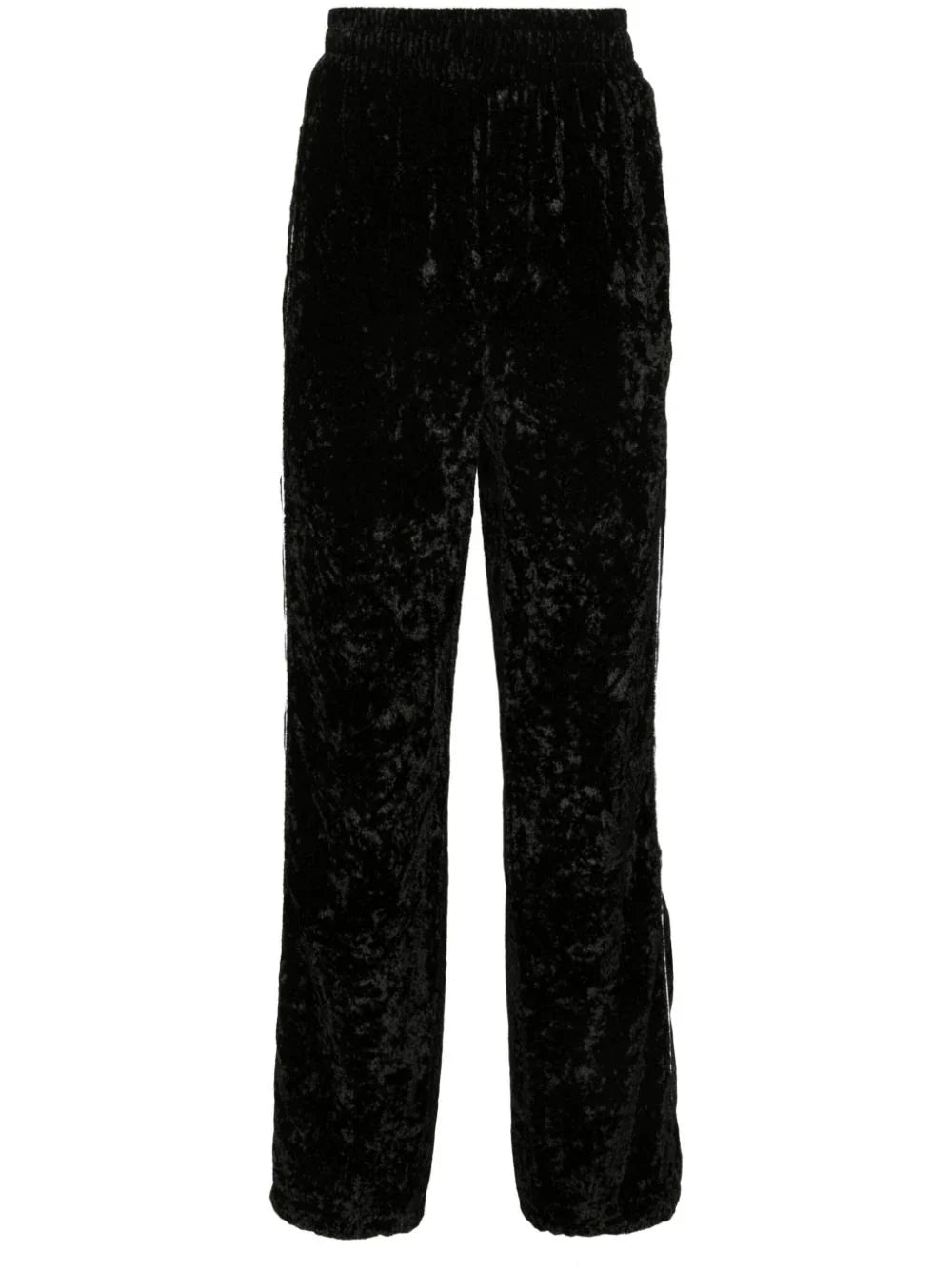 AMIRI pants de terciopelo con diseño fruncido