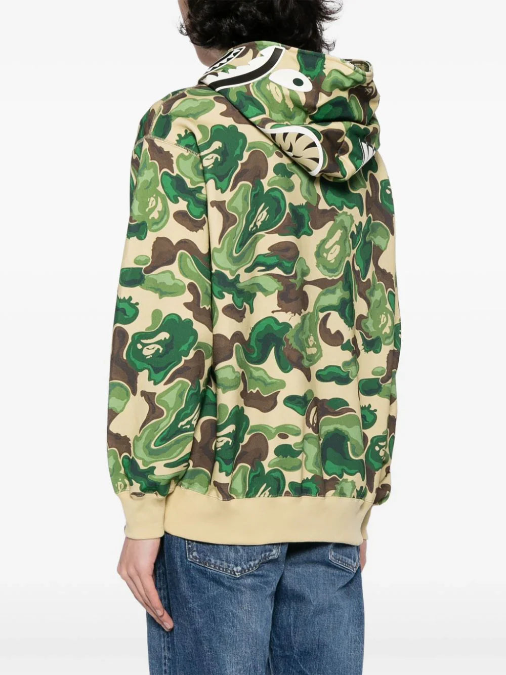 A BATHING APE® hoodie Art Camo Shark