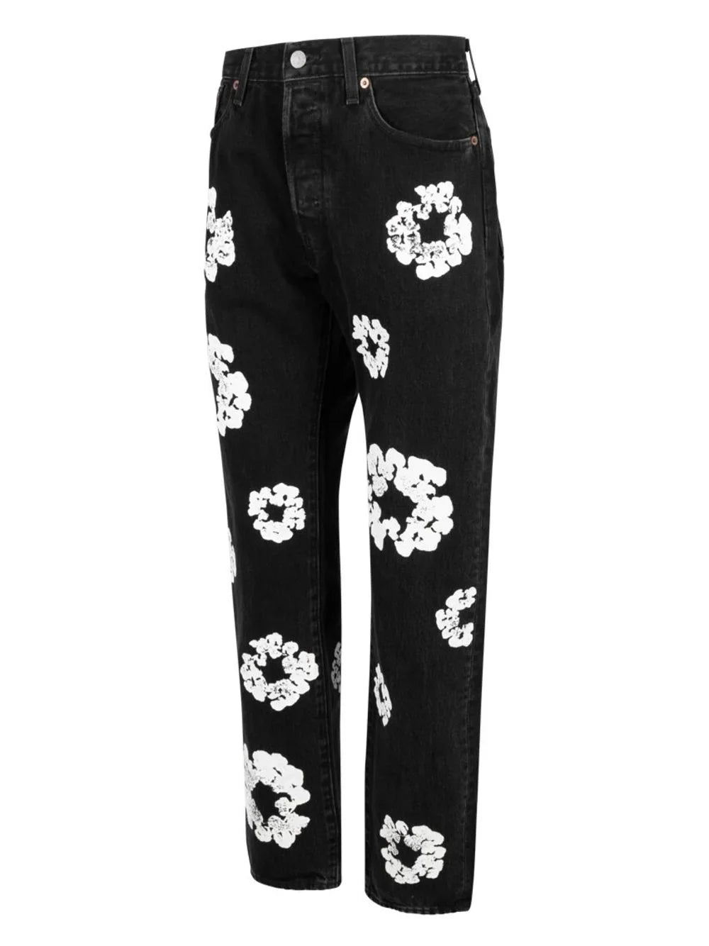 Denim Tears jeans rectos con estampado Cotton Wreath de Denim Tears x Levi's