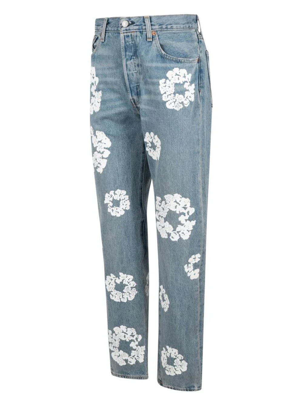 Denim Tears jeans rectos con estampado Cotton Wreath de Denim Tears x Levi's