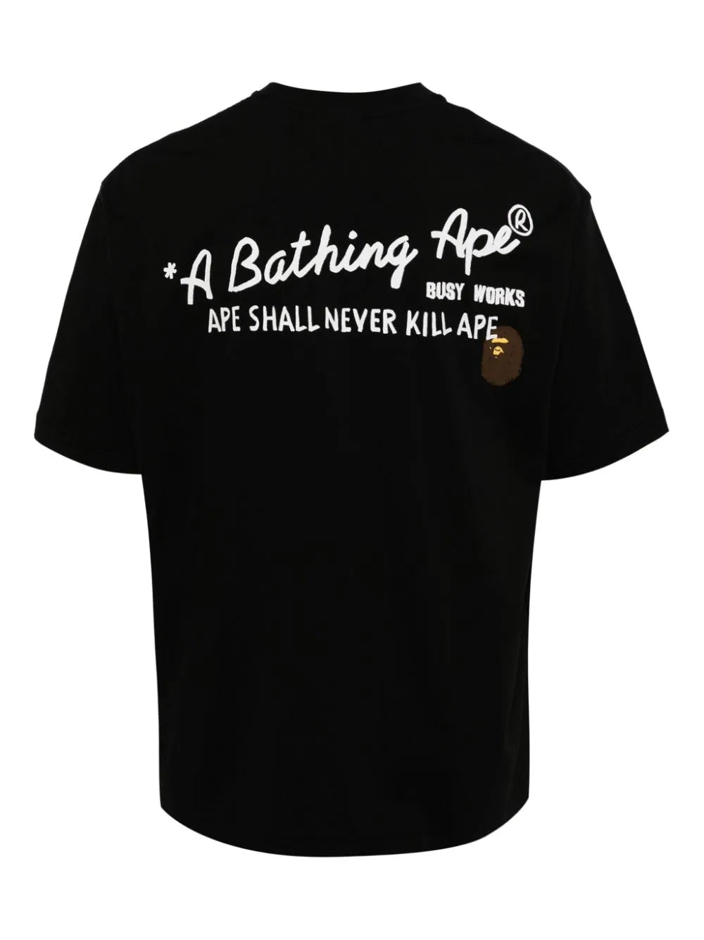 A BATHING APE® graphic-print cotton t-shirt