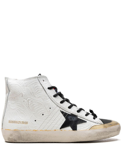 Golden Goose tenis Francy Penstar White/Gold/Black