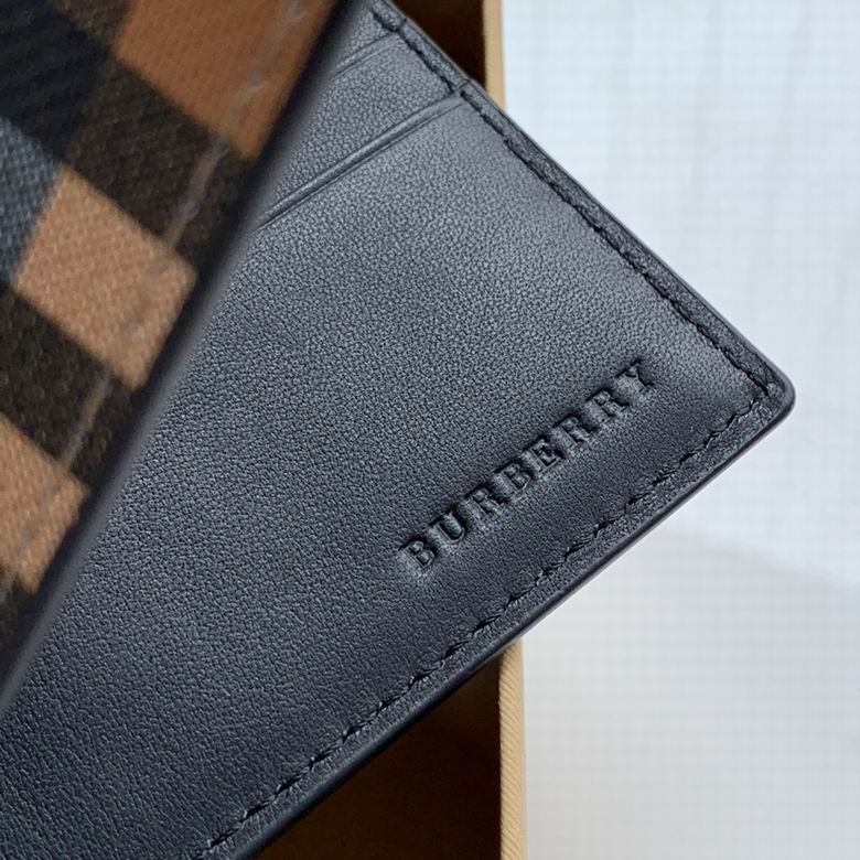 Cartera Burberry de Cuero Premium Color Cafe