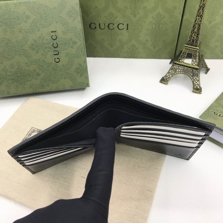 Cartera Gucci de Cuero Premium Color Negro