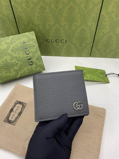 Cartera Gucci de Cuero Premium Color Gris