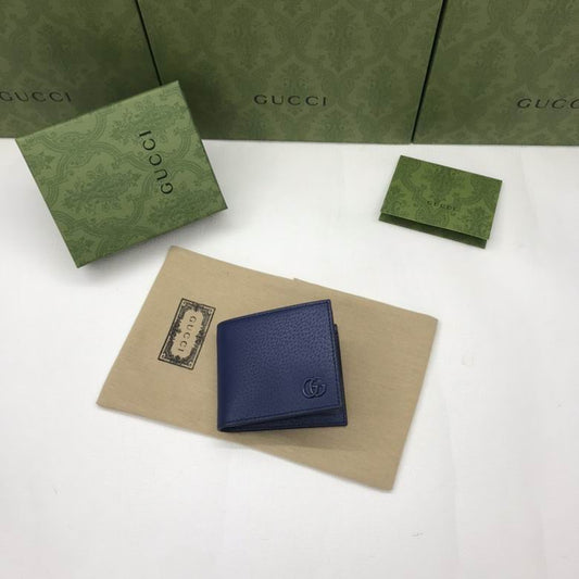 Cartera Gucci de Cuero Premium Color Azul Marino