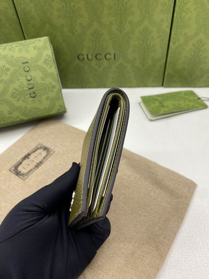 Cartera Gucci de Cuero Premium Color Verde