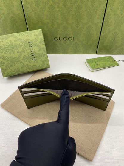 Cartera Gucci de Cuero Premium Color Verde