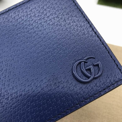 Cartera Gucci de Cuero Premium Color Azul Marino