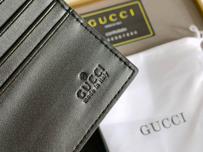 Cartera Gucci de Cuero Premium Fox Negro