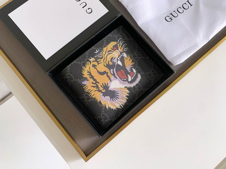 Cartera Gucci de Cuero Premium Tiger Color Negro