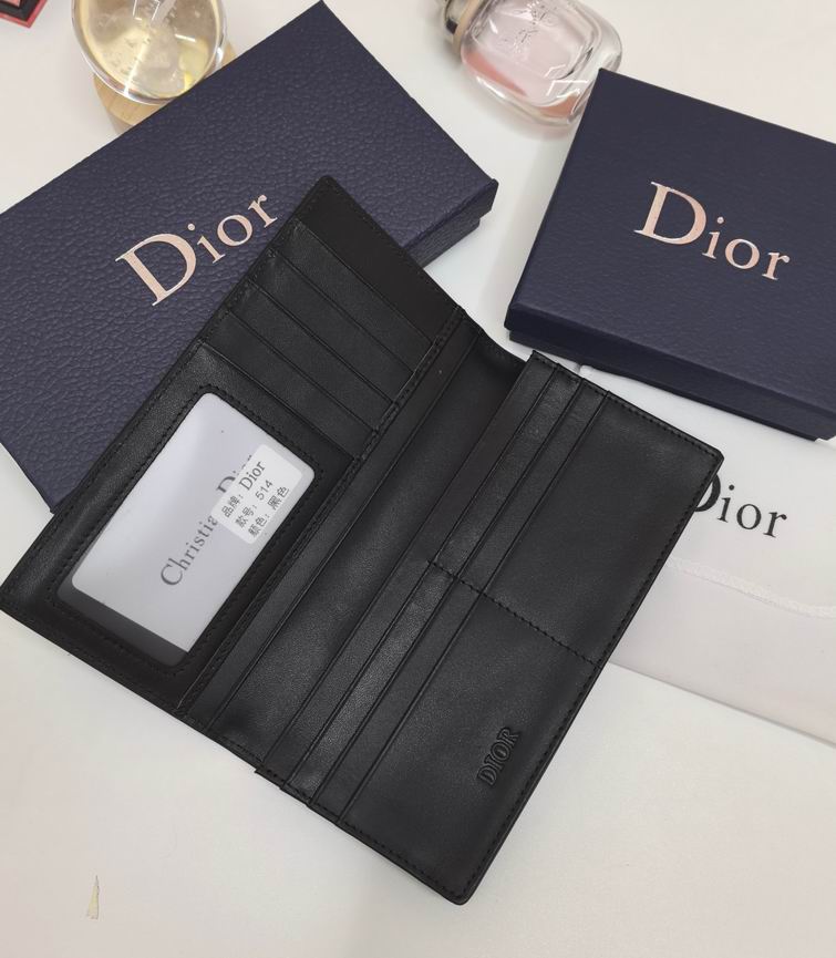 Cartera Christian Dior de Cuero Premium Color Negro