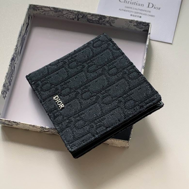 Cartera Christian Dior de Tela Premium Color Negro