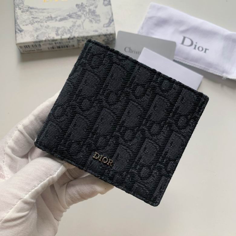 Cartera Christian Dior de Tela Premium Color Negro