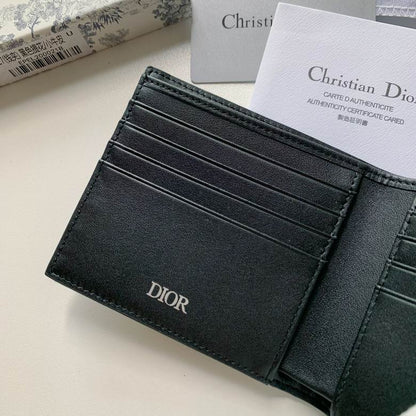 Cartera Christian Dior de Tela Premium Color Negro