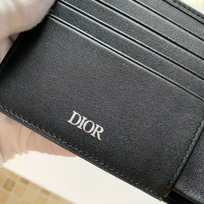 Cartera Christian Dior de Tela Premium Color Negro