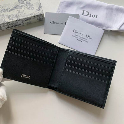 Cartera Christian Dior de Tela Premium Color Negro