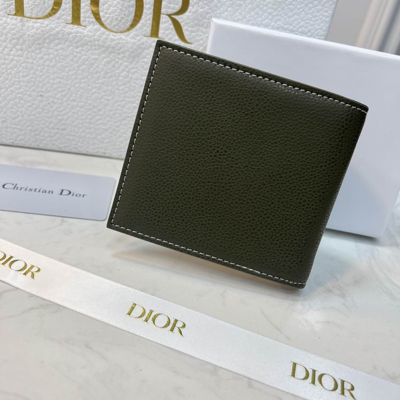 Cartera Christian Dior de Cuero Premium Color Verde