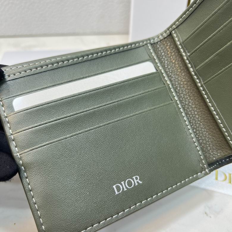 Cartera Christian Dior de Cuero Premium Color Verde