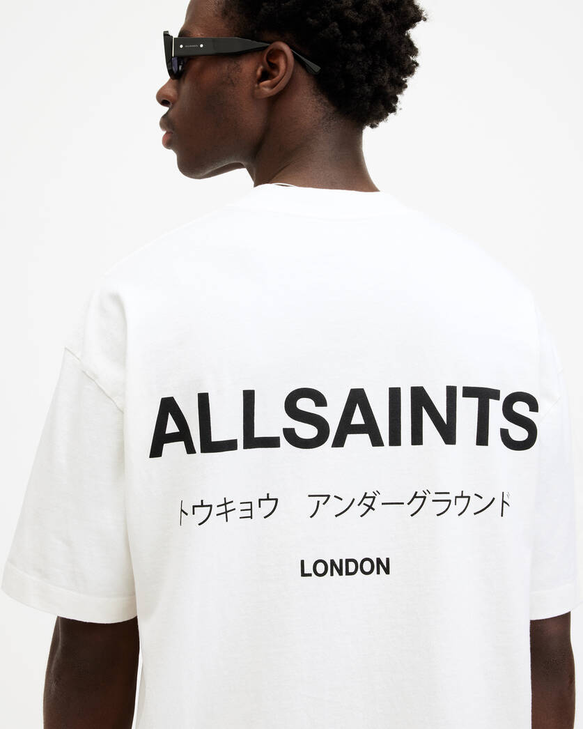 Playera ALLSAINTS Underground Oversized Crew Neck