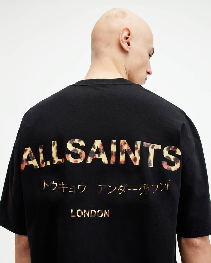 Playera ALLSAINTS Underground Oversized Crew Neck