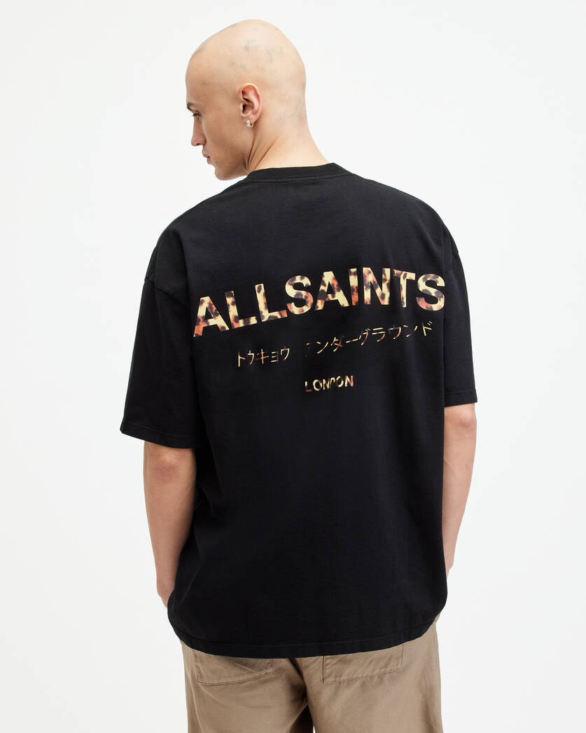 Playera ALLSAINTS Underground Oversized Crew Neck