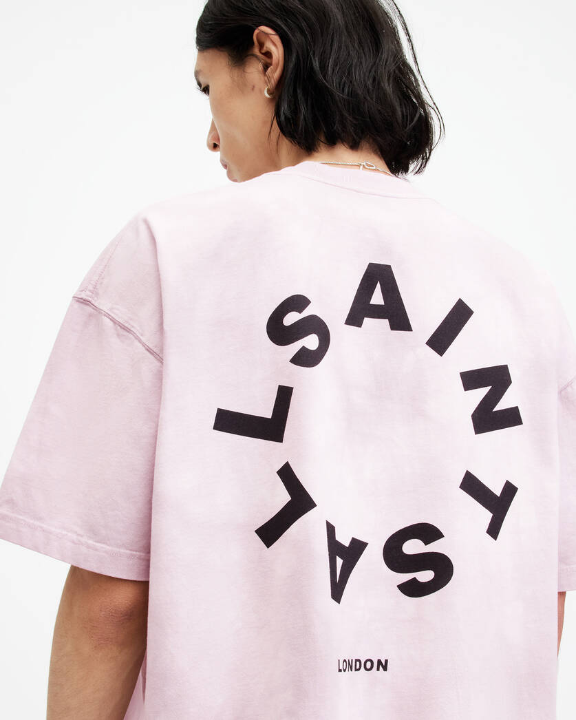 Playera ALLSAINTS Tierra Oversized Tie Dye Logo