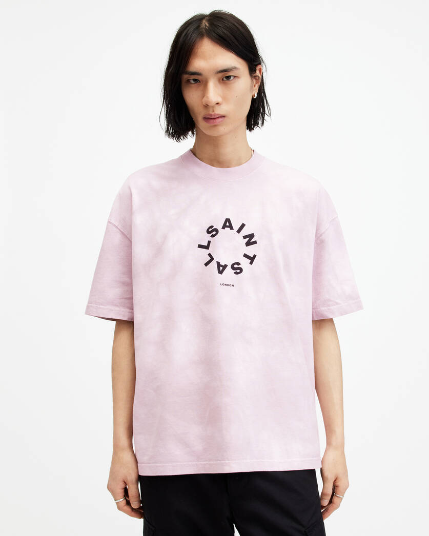 Playera ALLSAINTS Tierra Oversized Tie Dye Logo