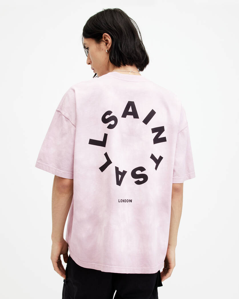 Playera ALLSAINTS Tierra Oversized Tie Dye Logo