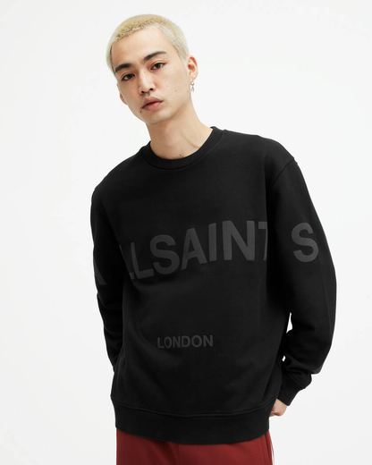 Hoodie ALLSAINTS Biggy Oversized Logo Print