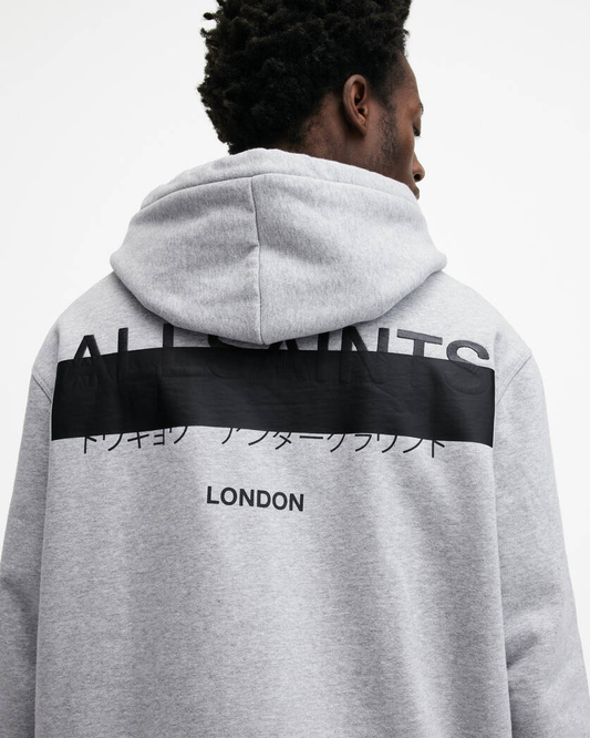 Hoodie ALLSAINTS Redact Pullover Embroidered Log