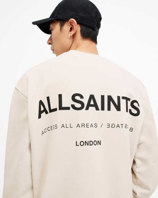 Hoodie ALLSAINTS Access Relaxed Fit Crew Neck