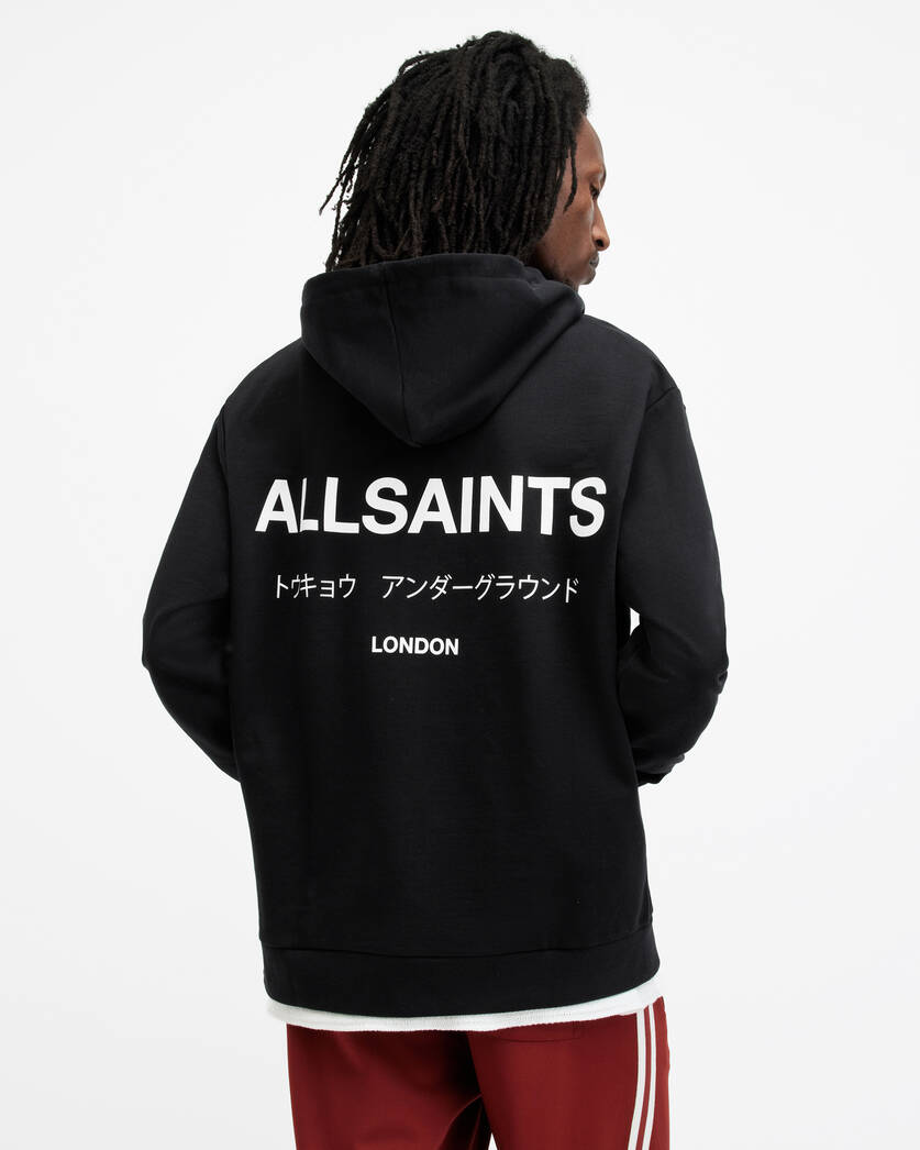 Hoodie ALLSAINTS Underground Zip Logo